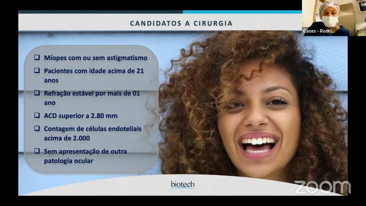 LIVE SURGERIES Eyecryl Phakic IOL Biotech, Brasil