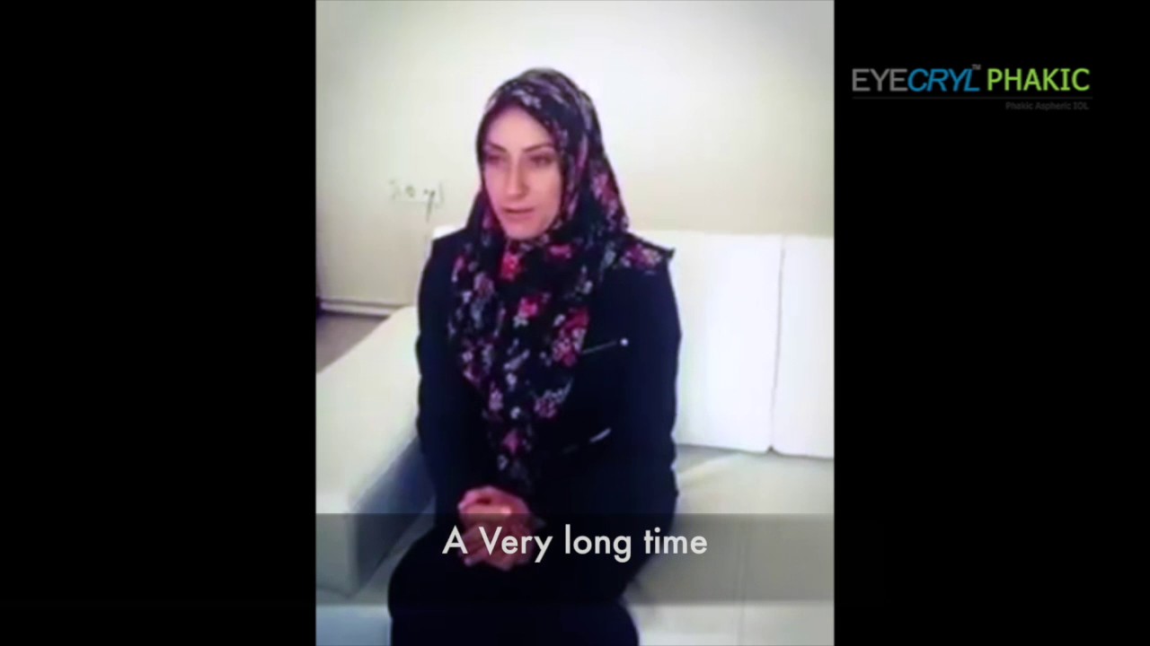 EYECRYL PHAKIC IOL - Patient Testimonial