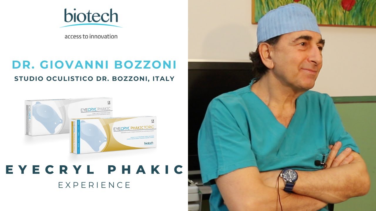 Eyecryl Phakic IOL Experience | Dr. Giovanni Bozzoni
