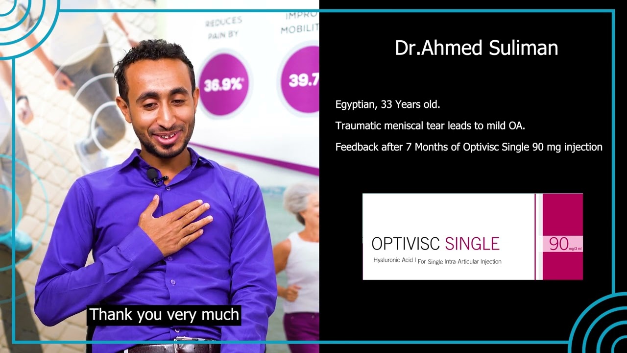 Optivisc Single, Patient Experience