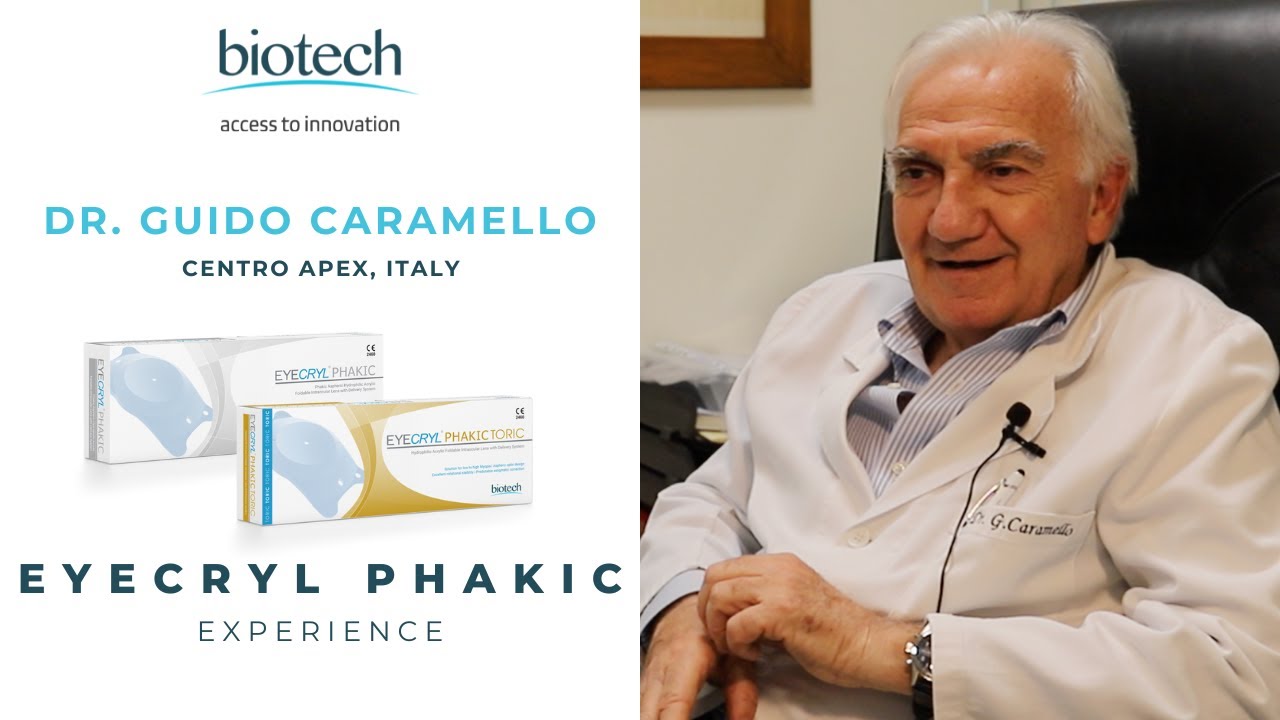 Eyecryl Phakic IOL Experience | Dr. Guido Caramello