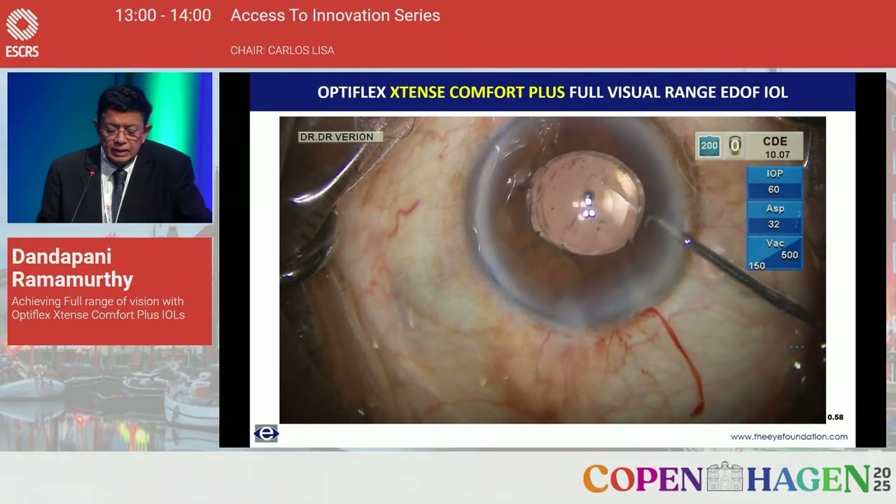 Satellite Symposium | Dr. D. Ramamurthy on Advancements in Cataract Surgery | ESCRS 2025