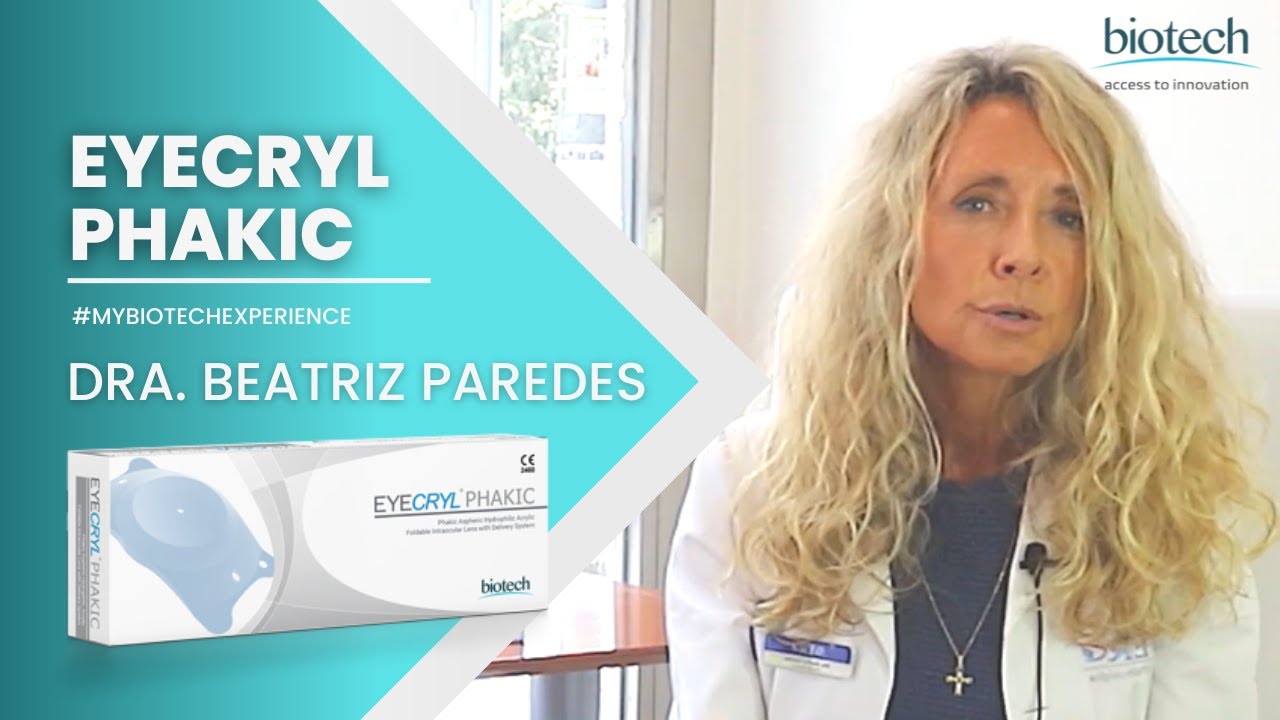 Eyecryl Phakic Experience | Dra Paredes experience