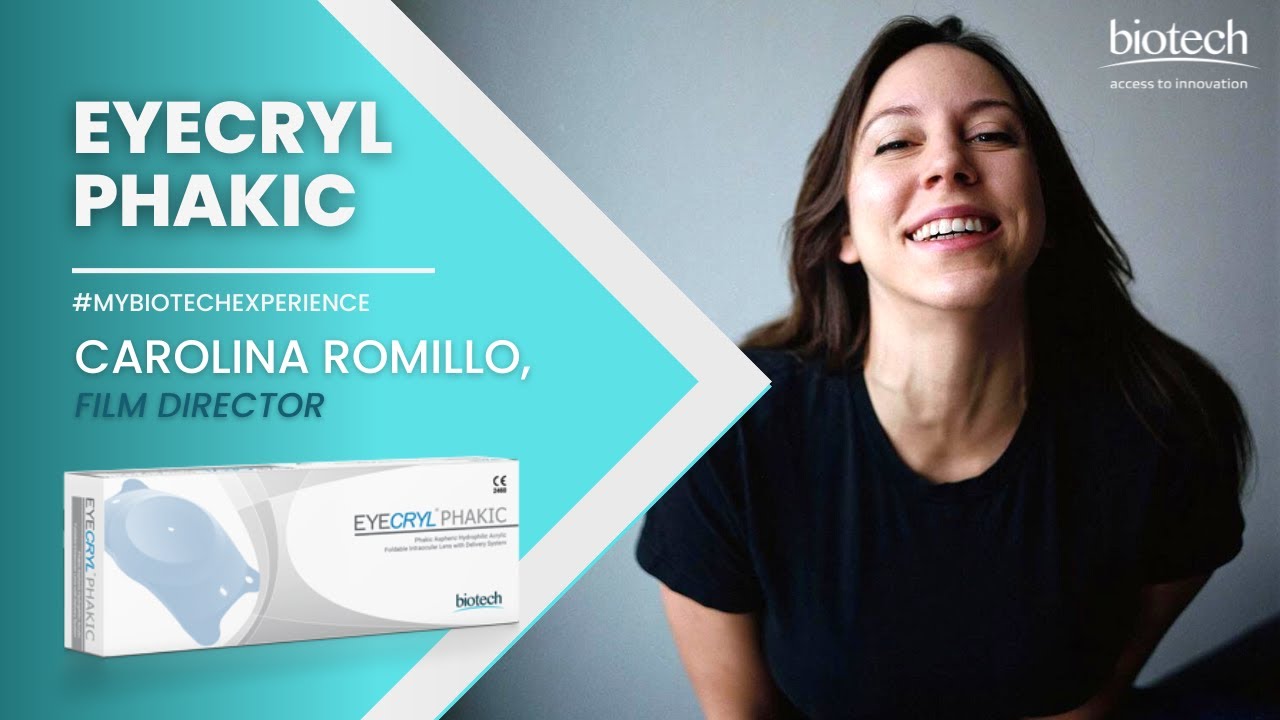 Eyecryl Phakic IOL Experience,  Carolina Romillo, Film Director